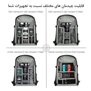 کوله پشتی دوربین پلوز مدل Outdoor