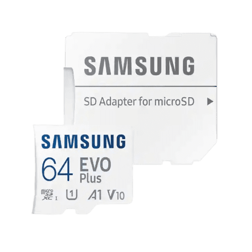 کارت حافظه microSDXC سامسونگ مدل  Evo Plus A1 V10 کلاس 10 استاندارد UHS-I U1 سرعت 130MBps به همراه آداپتور SD ظرفیت 64 گیگابایت